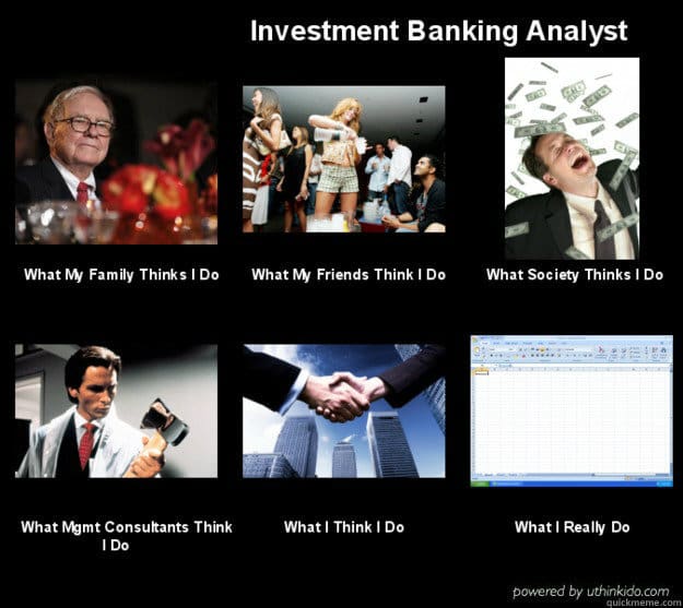 Investment Banking Analyst Meme