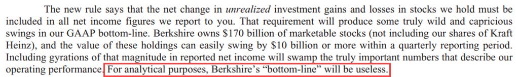 Berkshire Hathaway - Net Income