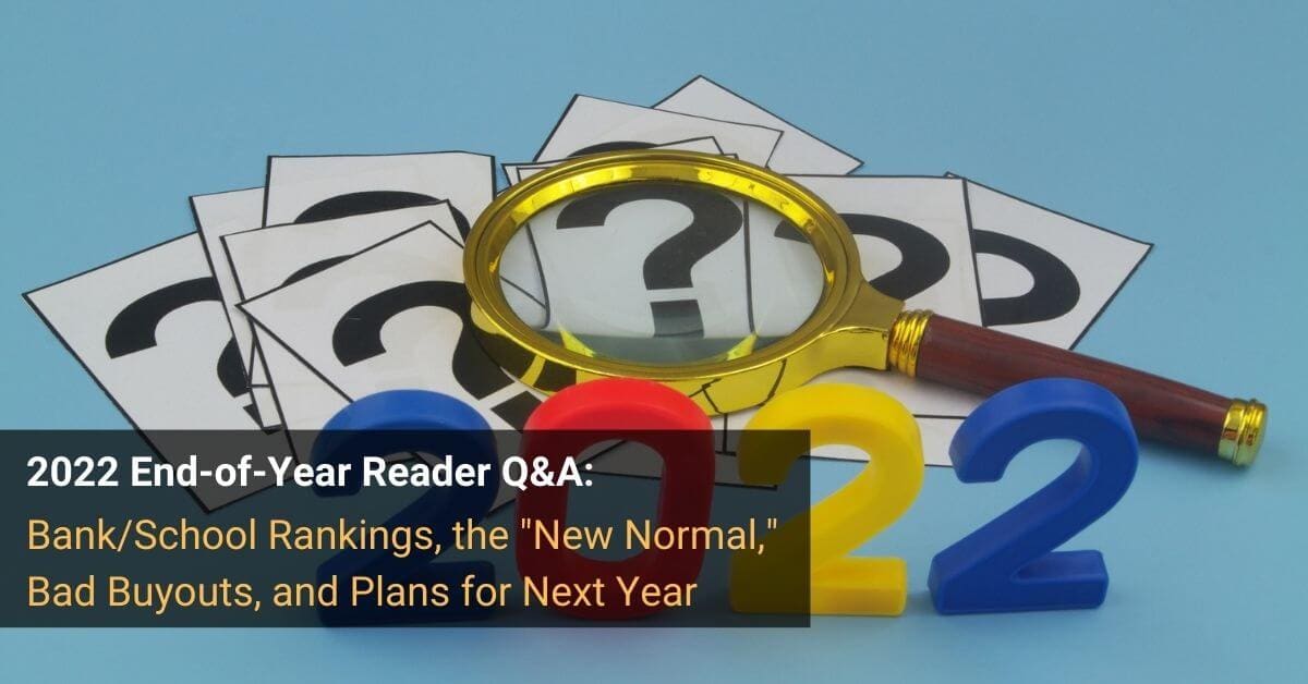 2022 End-of-Year Reader Q&A